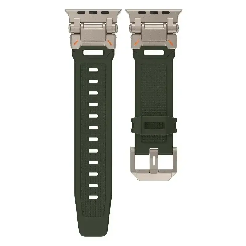 Apple Watch Silicone Metal Band - Premium Durable Strap - Image 12