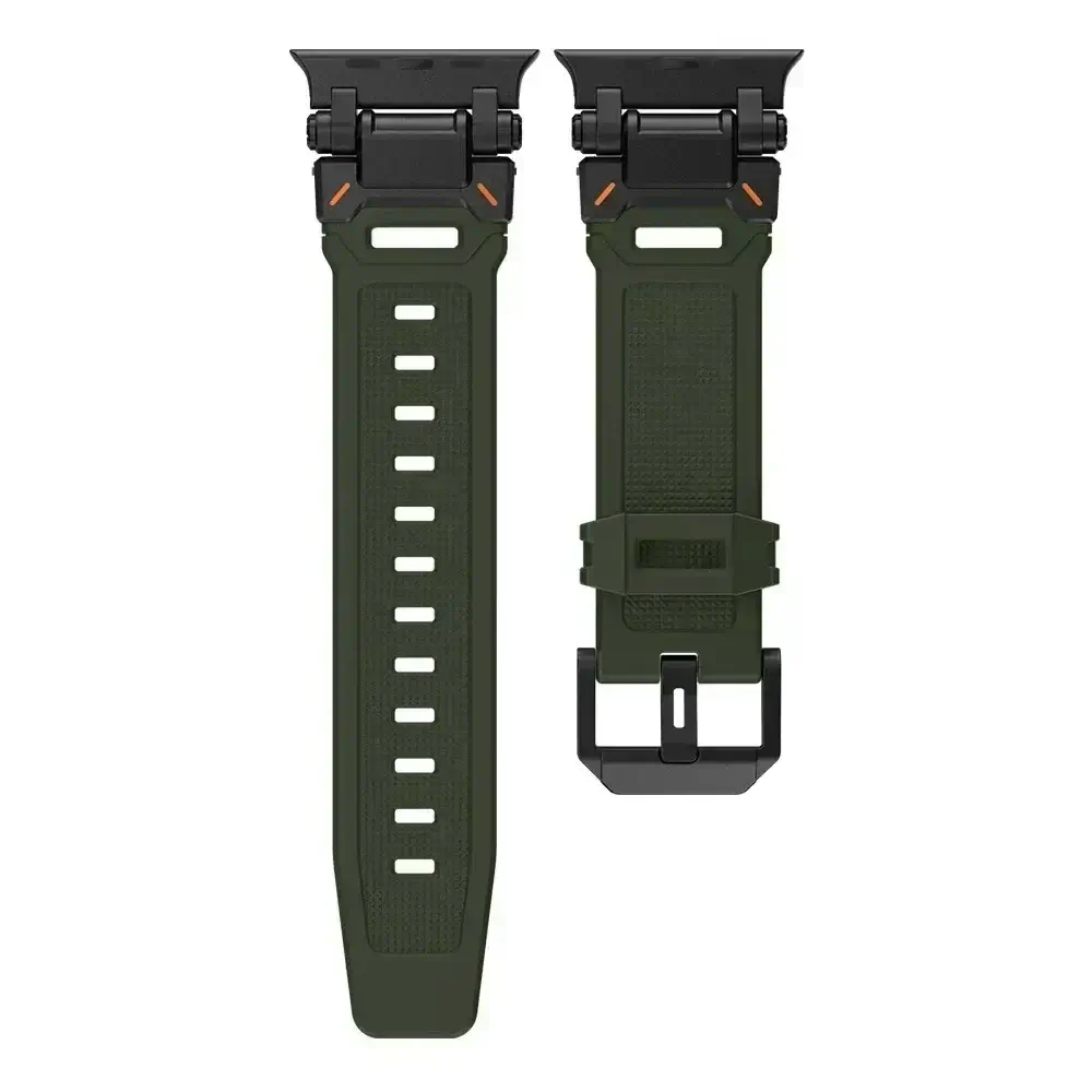 Apple Watch Silicone Metal Band - Premium Durable Strap - Image 15