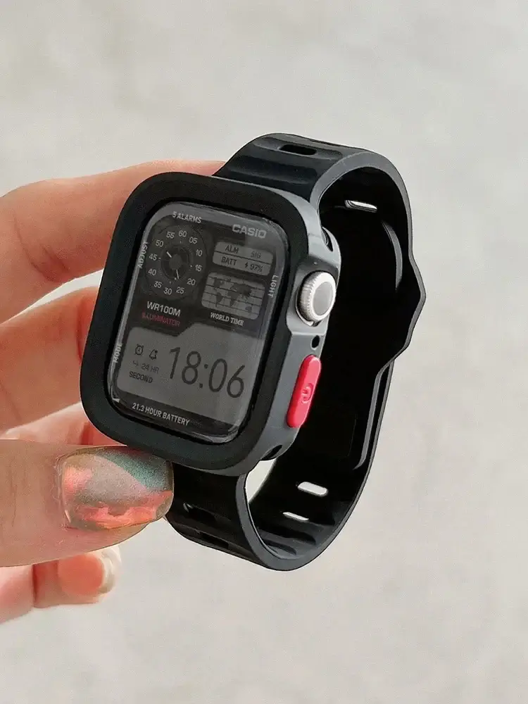 Apple Watch Silicone Strap - Durable Comfortable Band - Image 6