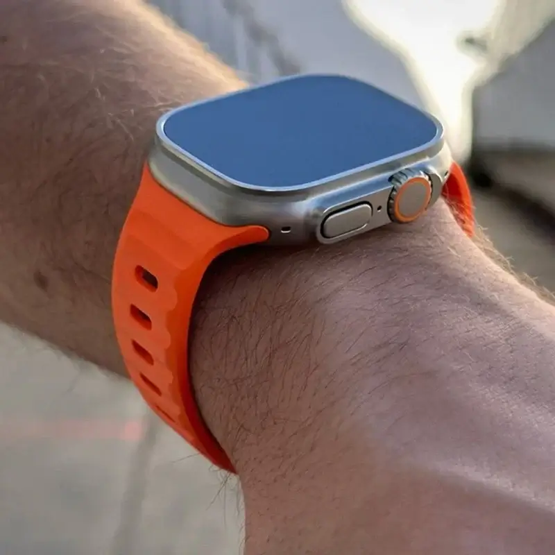 Apple Watch Silicone Strap - Premium Flexible Design - Image 3