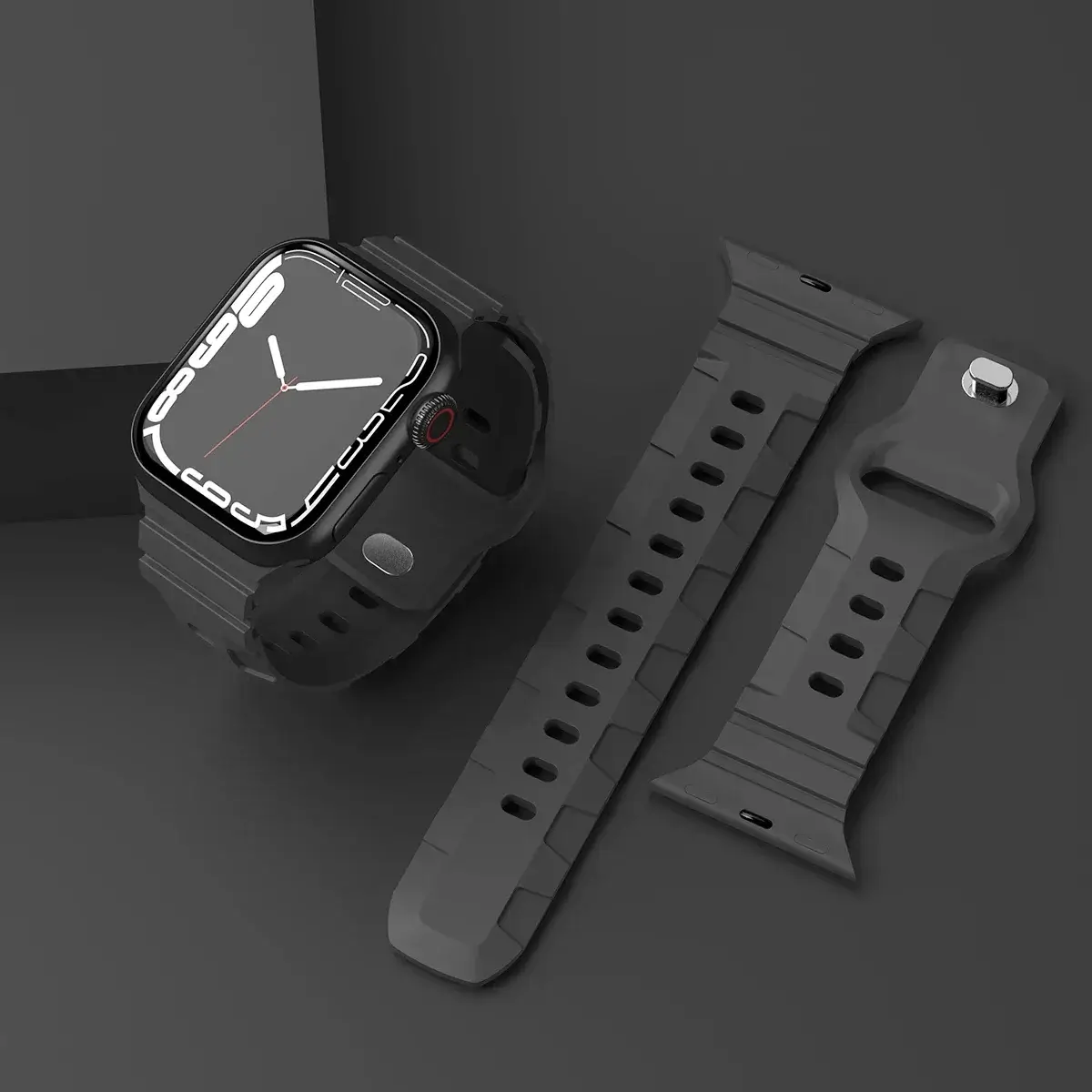 Apple Watch Silicone Strap - Soft Waterproof Flexible Band - Image 6