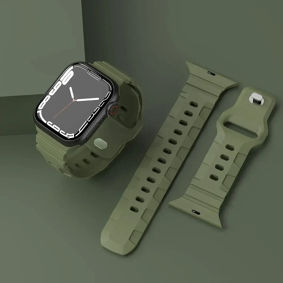 Apple Watch Silicone Strap - Soft Waterproof Flexible Band - Image 8