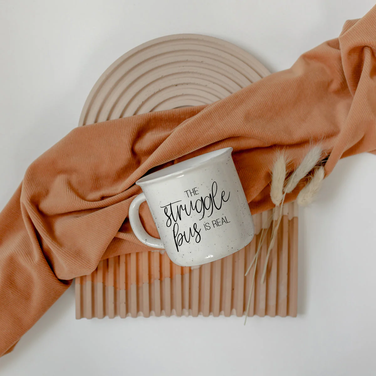 The Struggle 14.5oz Ceramic Mug Funny Inspirational Coffee Cup For Tough Days Gift - Image 3