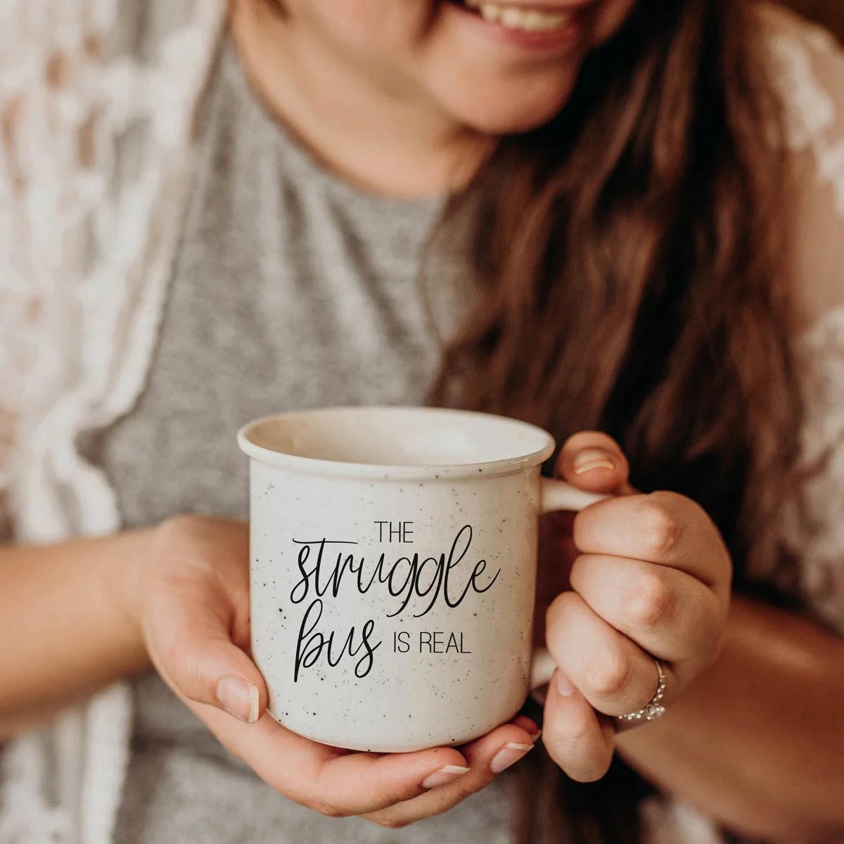 The Struggle 14.5oz Ceramic Mug Funny Inspirational Coffee Cup For Tough Days Gift - Image 5