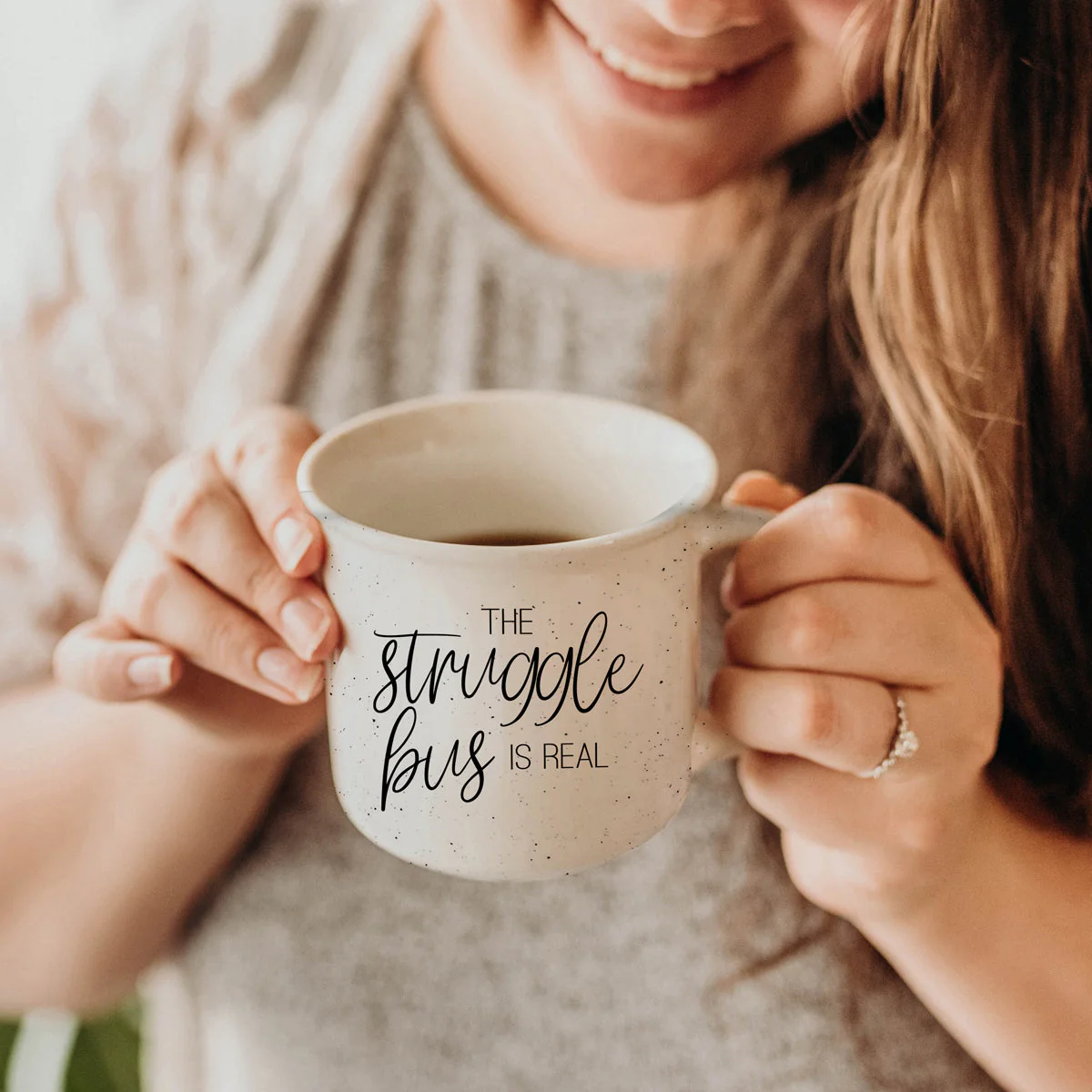 The Struggle 14.5oz Ceramic Mug Funny Inspirational Coffee Cup For Tough Days Gift - Image 7