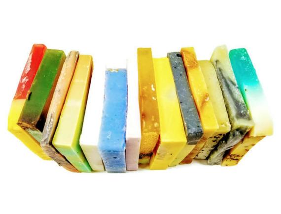 Vegan Soap Sampler Handmade Travel Soap Samples Set - Image 4
